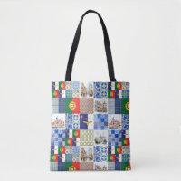 Saco de Tote com Pavilhão de Portugal e Bandeira d