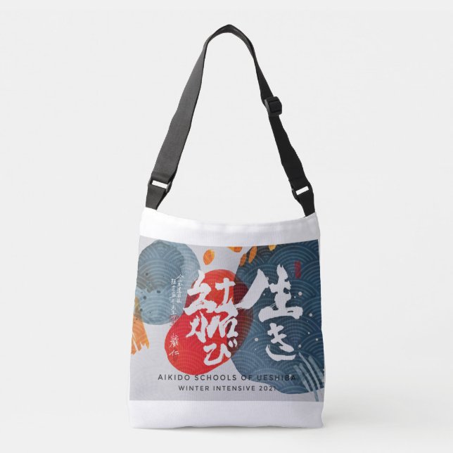 Saco de Tote Cruzado Intenso de Inverno da ASU (Frente)