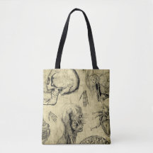 Saco de Tote da Anatomia Vintage