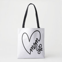 SACO DE TOTE DA CANVAS MOM LIFE