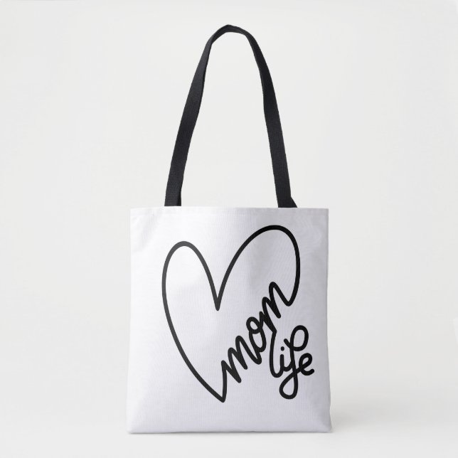 SACO DE TOTE DA CANVAS MOM LIFE (Frente)