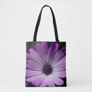 Saco de Tote da Flor Roxa