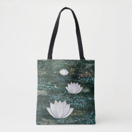 Saco de Tote da Galáxia do Flor Lotus
