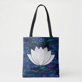 Saco de Tote da Galáxia do Flor Lotus