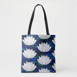 Saco de Tote da Galáxia do Flor Lotus