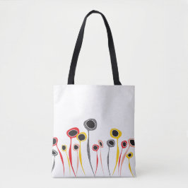 Saco de Tote das Flores Retro