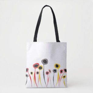 Saco de Tote das Flores Retro