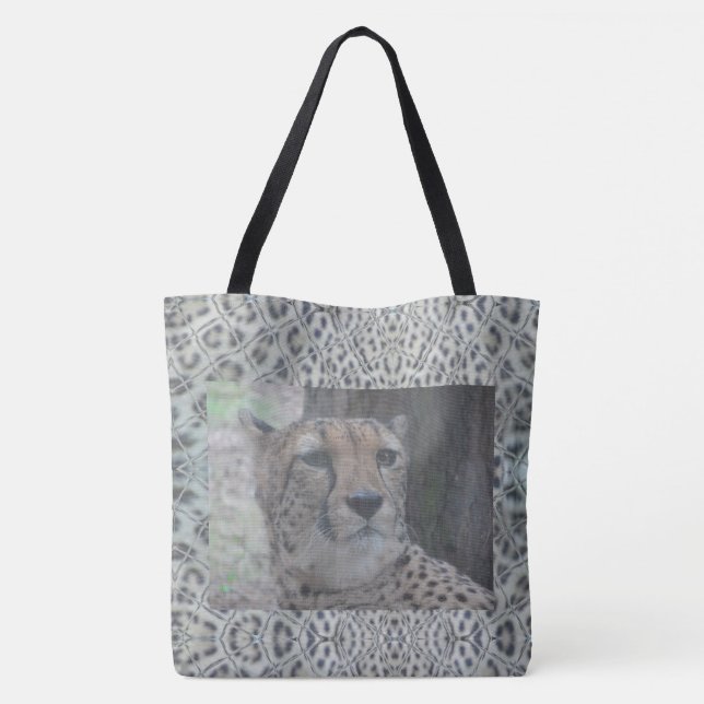 Saco de Tote de Arte Gráfica Leopard (Verso)