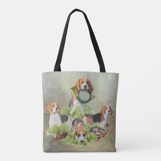 Saco de tote de beagle (Verso)