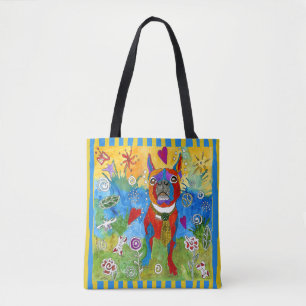 Saco de Tote de Boston, bonito e colorido, com str