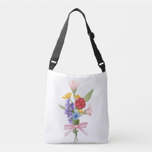 Saco de Tote de Buquê Floral Elegante - Na moda di