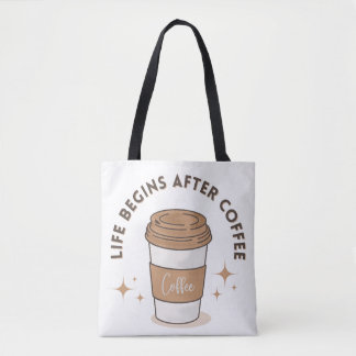 Saco de Tote de Café artesanal