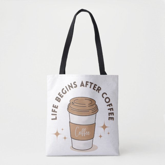 Saco de Tote de Café artesanal (Frente)