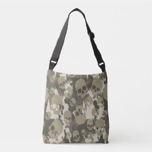 Saco de Tote de Camuflagem com Crânios