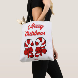 Saco de Tote de Canes de Natal Todos-Sobre-Impress