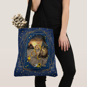 Saco de Tote de Colagem de Arte de Leo