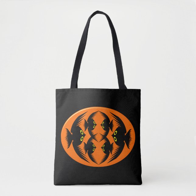 Saco de Tote de Corvos de Halloween (Frente)