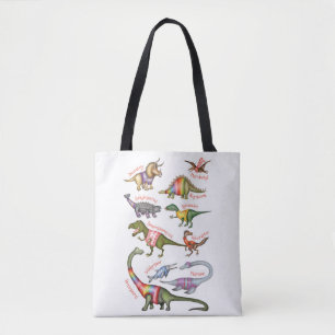 Saco de tote de dinossauro