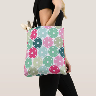 Saco de Tote de Galinhas rosa e verde