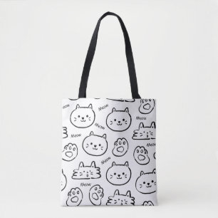 Saco de Tote de Gato de Miau
