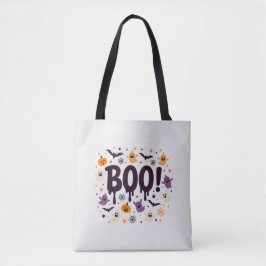 Saco de Tote de Halloween Spooky | Truque ou trata