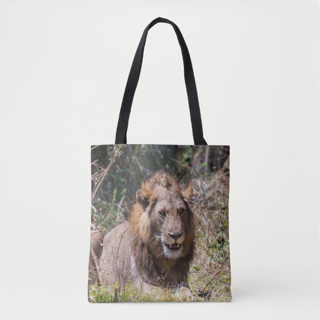 Saco de Tote de Leão Masculino (Frente)