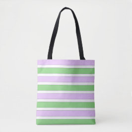 Saco de Tote de Lilac e Liras Verdes