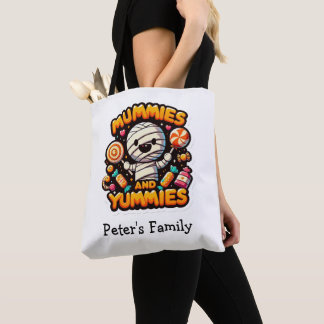 Saco de Tote de Múmia Bonita do Halloween