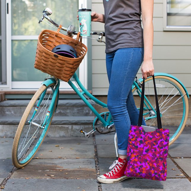 SACO DE TOTE DE PADRÃO CAMO roxo (Criador carregado)