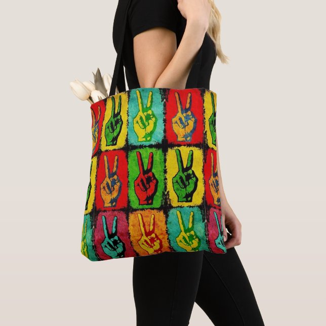 Saco de Tote de Paz (Close Up)