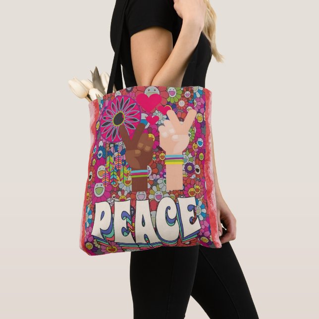 Saco de Tote de Paz (Close Up)