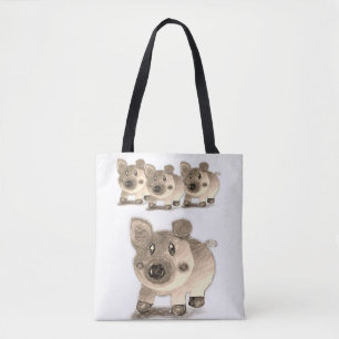 Saco de tote de porco
