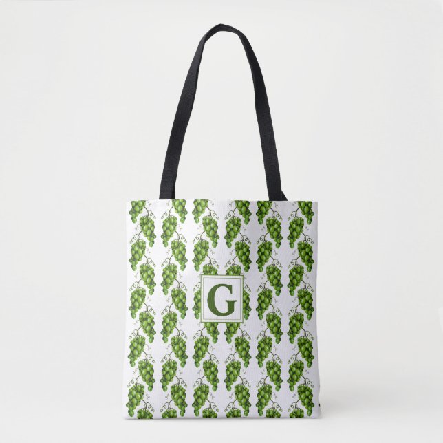 Saco de Tote de Uvas Verdes (Frente)