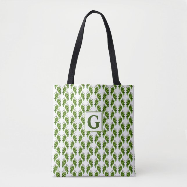 Saco de Tote de Uvas Verdes (Frente)