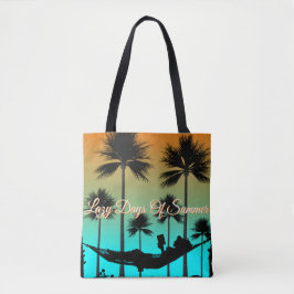 Saco de Tote do Estilo de Praia do Paraíso Tropica
