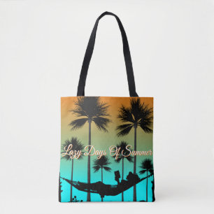 Saco de Tote do Estilo de Praia do Paraíso Tropica