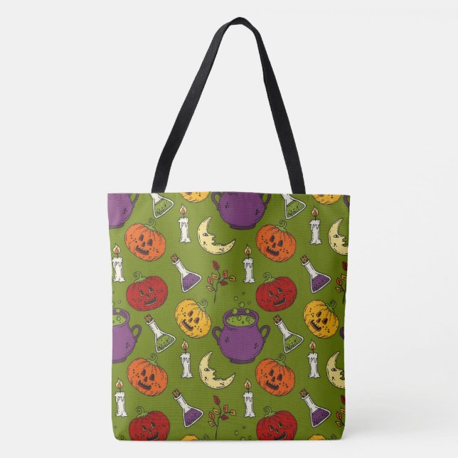 Saco de Tote do Halloween (Frente)