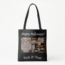 Saco de Tote do Tratado Halloween