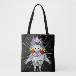 Saco de Tote do Unicorn zangado