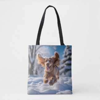 Saco de Tote Elegante do Cocker Spaniel