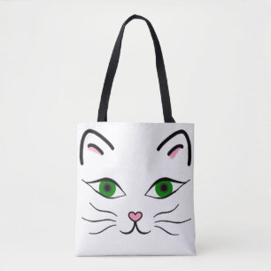 Saco de Tote - Face do Gatinho