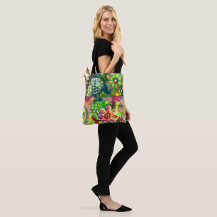 saco de tote floral