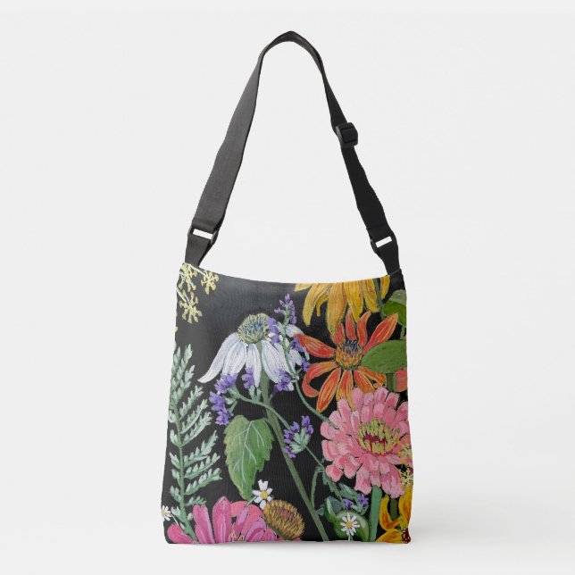 Saco de tote floral (Frente)