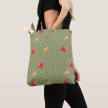 Saco de tote floral