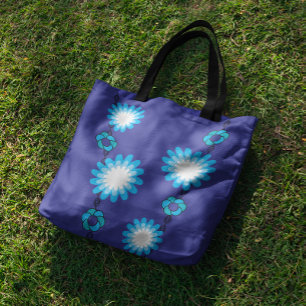 Saco de Tote Floral de Garland Retro