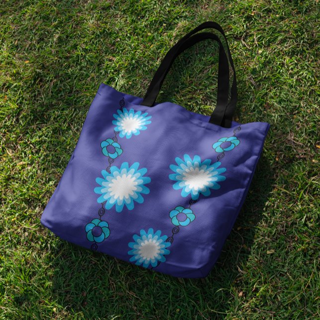 Saco de Tote Floral de Garland Retro (Criador carregado)