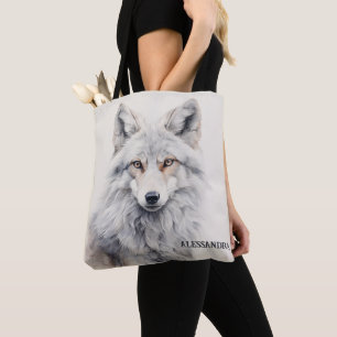 Saco de Tote Fox Personalizado Presente Inspirad