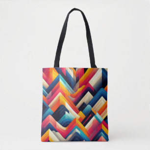 Saco de Tote Geométrico Vibrante