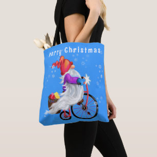 Saco de Tote Gnomo de Natal