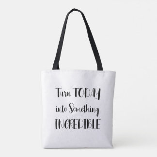 Saco de Tote Inspiracional Vibes Positivo